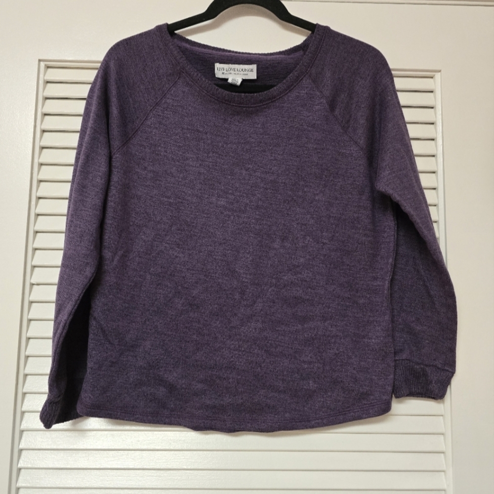 Karen Neuburger Live Love Lounge - Long-Sleeve Purple Pajama Top